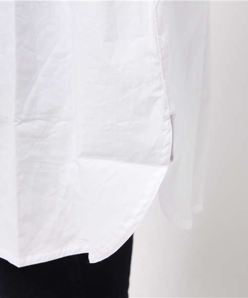 CIAOPANIC（チャオパニック）の「【Ciaopanic】ロングシャツ（シャツ/ブラウス・レディース・ホワイト/ブラック・FREE）」の7枚目の写真