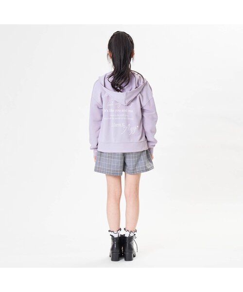 algy（アルジー）の「HAPPYパーカー（パーカー・キッズ・ラベンダー/ブラック/ミント・MEDIUM/X-SMALL/XX-SMALL/XXX-SMALL/SMALL）」の7枚目の写真