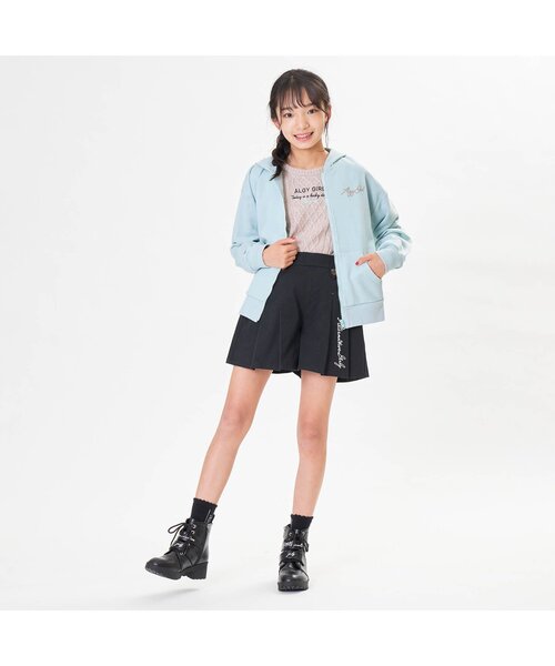 algy（アルジー）の「HAPPYパーカー（パーカー・キッズ・ラベンダー/ブラック/ミント・MEDIUM/X-SMALL/XX-SMALL/XXX-SMALL/SMALL）」の8枚目の写真