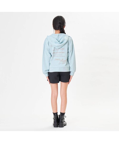 algy（アルジー）の「HAPPYパーカー（パーカー・キッズ・ラベンダー/ブラック/ミント・MEDIUM/X-SMALL/XX-SMALL/XXX-SMALL/SMALL）」の9枚目の写真