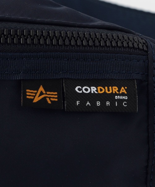 Alpha Industries（アルファインダストリーズ）の「ナイロンコーデュラツイル ウエストバッグ（ボディバッグ/ウエストポーチ・メンズ・ブラック/グレー系その他/グリーン/ネイビー・FREE）」の18枚目の写真