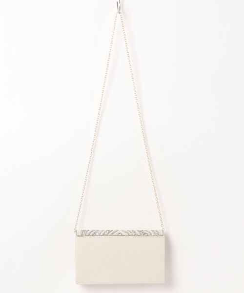 Cupid Heart（キューピッドハート）の「【Cupid Heart】結婚式バッグ　スカラップビーズ刺繍クラッチバッグ（クラッチバッグ・レディース・シルバー/ベージュ/グレー/ピンク/ブラック・MEDIUM）」の13枚目の写真