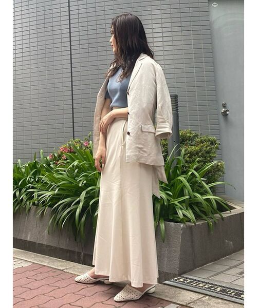 MURUA（ムルーア）の「カーブウエストマーメイドスカート（スカート・レディース・ブラック/イエロー/アイボリー・1/2）」の10枚目の写真