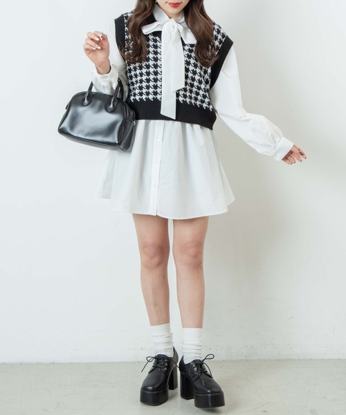 WEGO（ウィゴー）の「WEGO/ボリュームヒールシューズ（ドレスシューズ・レディース・ブラック/ブラック系その他/その他1・MEDIUM/LARGE）」の6枚目の写真