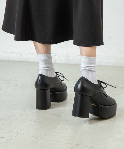 WEGO（ウィゴー）の「WEGO/ボリュームヒールシューズ（ドレスシューズ・レディース・ブラック/ブラック系その他/その他1・MEDIUM/LARGE）」の12枚目の写真