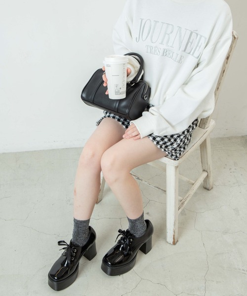 WEGO（ウィゴー）の「WEGO/ボリュームヒールシューズ（ドレスシューズ・レディース・ブラック/ブラック系その他/その他1・MEDIUM/LARGE）」の13枚目の写真