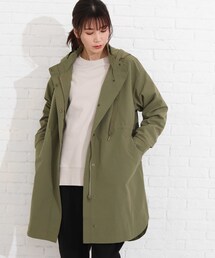 SHOO・LA・RUE | 【M-LL】ラウンドヘム・ゆるシルエットミリタリーコート(モッズコート)