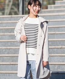 SHOO・LA・RUE | 【M-LL】ラウンドヘム・ゆるシルエットミリタリーコート(モッズコート)