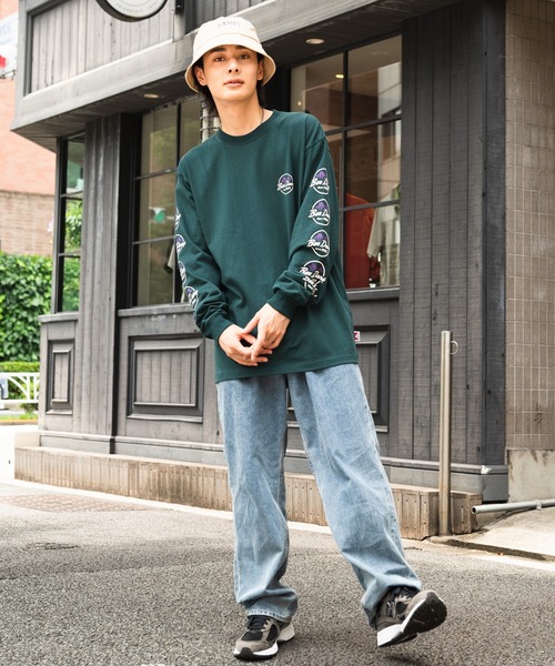 BEN DAVIS(ベンデイビス)の「【BEN DAVIS/ベンデイビス】袖プリントロンT バックプリント(Tシャツ/カットソー・メンズ・ホワイト/ブラック/ダークグリーン・MEDIUM/LARGE/X-LARGE)」の14枚目の写真