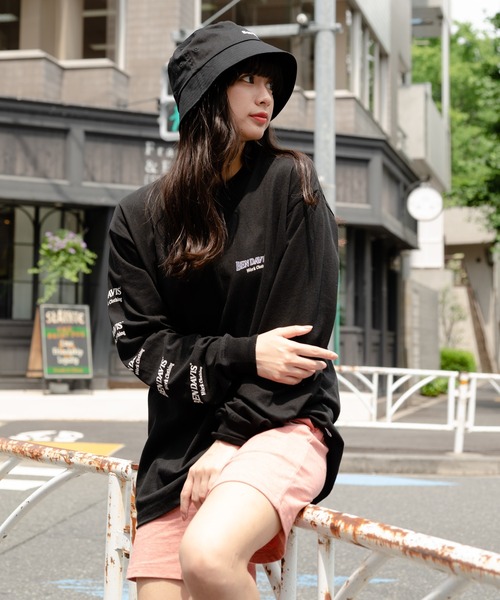 BEN DAVIS(ベンデイビス)の「【BEN DAVIS/ベンデイビス】袖プリントロンT バックプリント(Tシャツ/カットソー・メンズ・ホワイト/ブラック/ダークグリーン・MEDIUM/LARGE/X-LARGE)」の10枚目の写真
