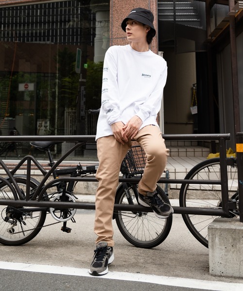 BEN DAVIS(ベンデイビス)の「【BEN DAVIS/ベンデイビス】袖プリントロンT バックプリント(Tシャツ/カットソー・メンズ・ホワイト/ブラック/ダークグリーン・MEDIUM/LARGE/X-LARGE)」の5枚目の写真