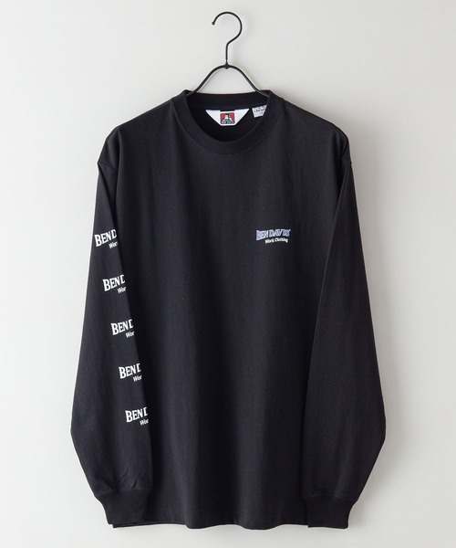 BEN DAVIS(ベンデイビス)の「【BEN DAVIS/ベンデイビス】袖プリントロンT バックプリント(Tシャツ/カットソー・メンズ・ホワイト/ブラック/ダークグリーン・MEDIUM/LARGE/X-LARGE)」の22枚目の写真