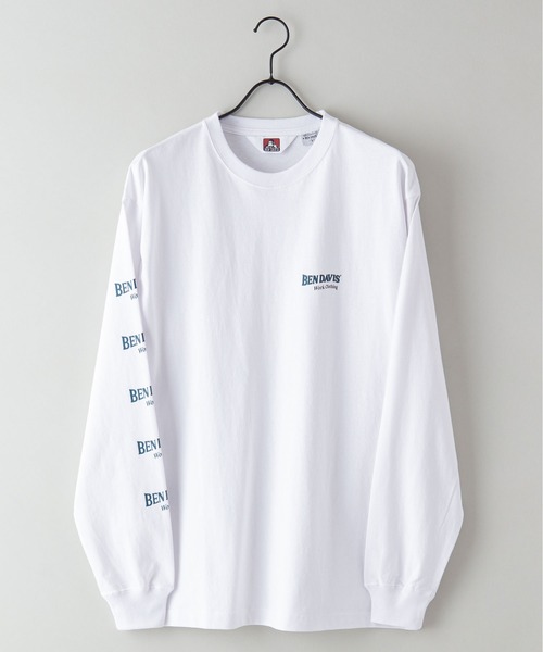 BEN DAVIS(ベンデイビス)の「【BEN DAVIS/ベンデイビス】袖プリントロンT バックプリント(Tシャツ/カットソー・メンズ・ホワイト/ブラック/ダークグリーン・MEDIUM/LARGE/X-LARGE)」の19枚目の写真