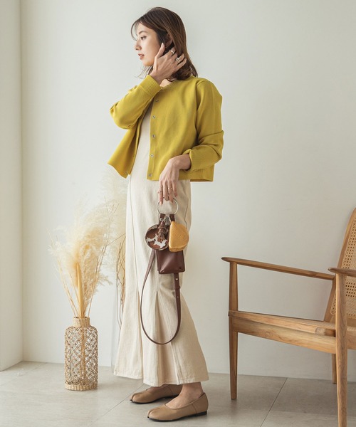 rectangle（レクタングル）の「デニムマーメイドキャミワンピース（ワンピース・レディース・ブラック/ブルー/アイボリー・FREE）」の6枚目の写真