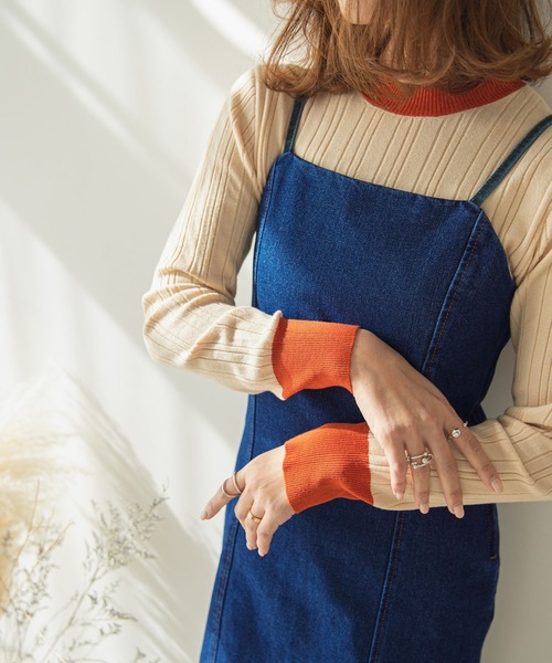 rectangle（レクタングル）の「デニムマーメイドキャミワンピース（ワンピース・レディース・ブラック/ブルー/アイボリー・FREE）」の16枚目の写真