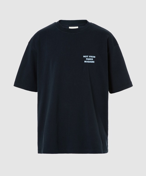 Drole De Monsieur（ドロール ド ムッシュ）の「LE TSHIRT SLOGAN（Tシャツ/カットソー・メンズ・ネイビー/ライトグリーン・M/L）」の2枚目の写真