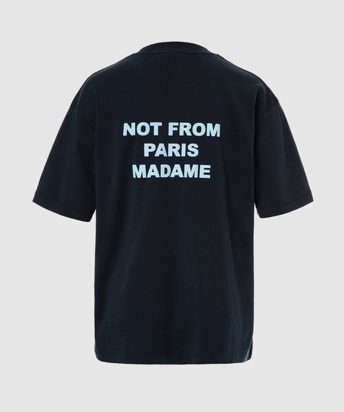 Drole De Monsieur（ドロール ド ムッシュ）の「LE TSHIRT SLOGAN（Tシャツ/カットソー・メンズ・ネイビー/ライトグリーン・M/L）」の3枚目の写真