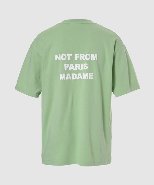Drole De Monsieur（ドロール ド ムッシュ）の「LE TSHIRT SLOGAN（Tシャツ/カットソー・メンズ・ネイビー/ライトグリーン・M/L）」の4枚目の写真