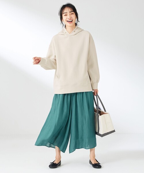 ANY(エニィ)の「【洗える】ヴィンテージワッシャー スカーチョ(その他パンツ・レディース・ライトグレー系/グレー系/グリーン系/ピンク系・1/2/3)」の5枚目の写真