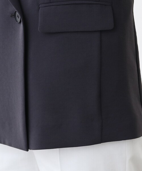 INDIVI(インディヴィ)の「◆【こなれSETUP/洗える/UVケア/吸水速乾】エフォートレス ダブルテーラードジャケット(スーツジャケット・レディース・チャコールグレー/サンドベージュ/ブラック/ネイビー系5/ダークグリーン・36/40/38/05/19/13/03/15 )」の14枚目の写真