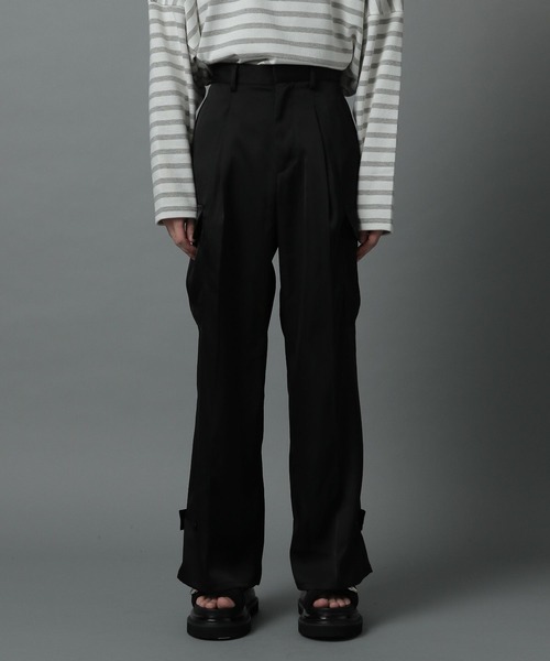 HARE（ハレ）の「サテンアジャスターカーゴパンツ(HARE)（その他パンツ・メンズ・ブラック/ライトグレー/レッド・SMALL/MEDIUM）」の16枚目の写真