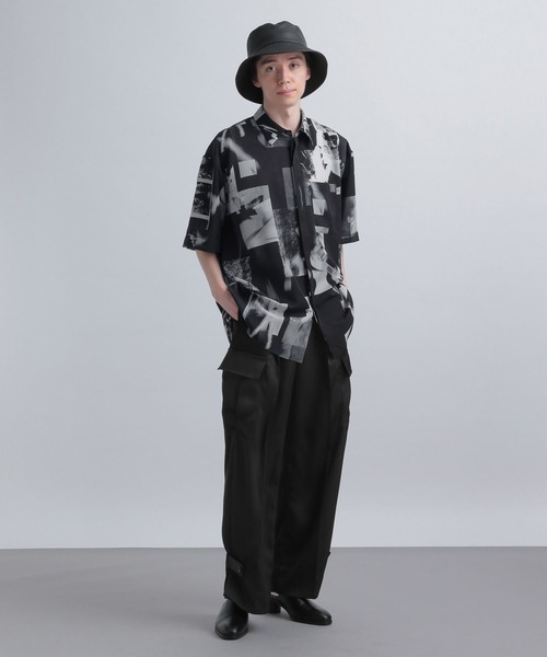 HARE（ハレ）の「サテンアジャスターカーゴパンツ(HARE)（その他パンツ・メンズ・ブラック/ライトグレー/レッド・SMALL/MEDIUM）」の6枚目の写真