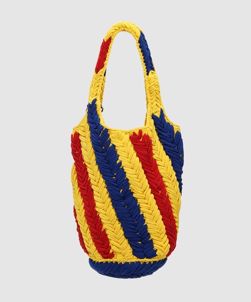 JW Anderson（ジェイダブリューアンダーソン）の「バッグ（ハンドバッグ・レディース・ベージュ系その他/グリーン系その他・ONESIZE）」の3枚目の写真