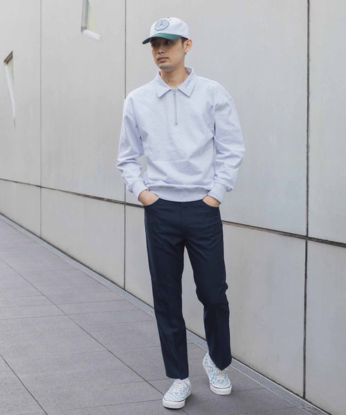 【セール】HALF ZIP L/S SHIRT（スウェット）｜styles（スタイルス）