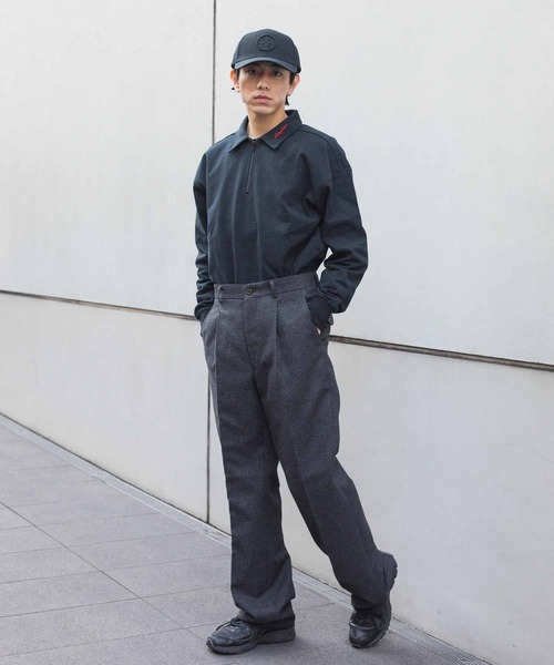 【セール】HALF ZIP L/S SHIRT（スウェット）｜styles（スタイルス）