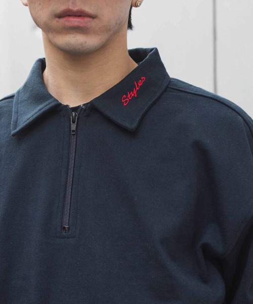 【セール】HALF ZIP L/S SHIRT（スウェット）｜styles（スタイルス）