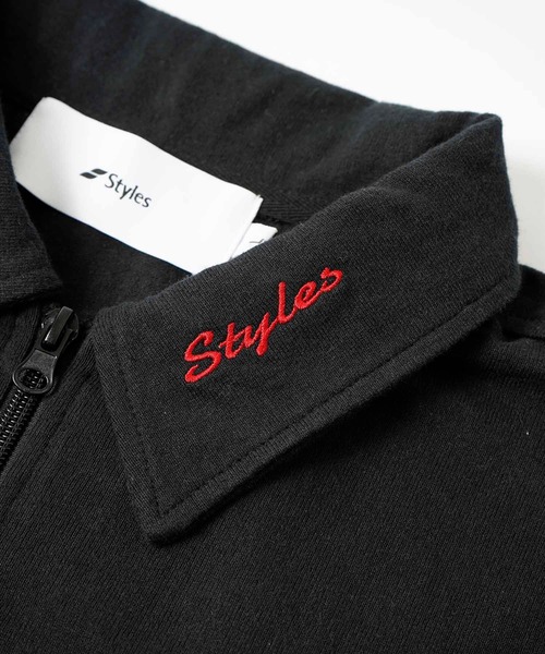 【セール】HALF ZIP L/S SHIRT（スウェット）｜styles（スタイルス）