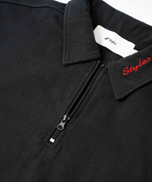 【セール】HALF ZIP L/S SHIRT（スウェット）｜styles（スタイルス）
