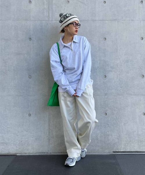 【セール】HALF ZIP L/S SHIRT（スウェット）｜styles（スタイルス）