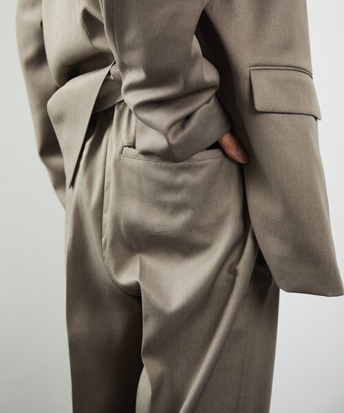 FREAK'S STORE（フリークスストア）の「FREAK'S STORE/フリークスストア  ワンタックイージーパンツ（その他パンツ・メンズ・ブラック/ブラウン/グレイッシュベージュ・MEDIUM/LARGE）」の17枚目の写真