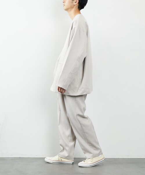 FREAK'S STORE（フリークスストア）の「FREAK'S STORE/フリークスストア  ワンタックイージーパンツ（その他パンツ・メンズ・ブラック/ブラウン/グレイッシュベージュ・MEDIUM/LARGE）」の14枚目の写真