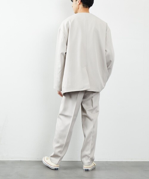 FREAK'S STORE（フリークスストア）の「FREAK'S STORE/フリークスストア  ワンタックイージーパンツ（その他パンツ・メンズ・ブラック/ブラウン/グレイッシュベージュ・MEDIUM/LARGE）」の18枚目の写真