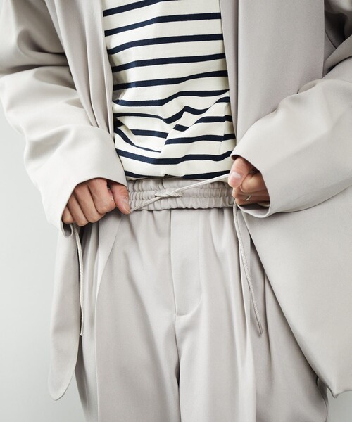 FREAK'S STORE（フリークスストア）の「FREAK'S STORE/フリークスストア  ワンタックイージーパンツ（その他パンツ・メンズ・ブラック/ブラウン/グレイッシュベージュ・MEDIUM/LARGE）」の22枚目の写真