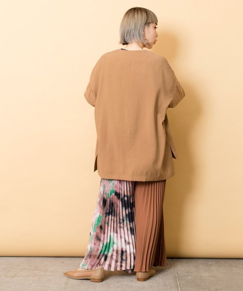 OSMOSIS（オズモーシス）の「アシンメトリージャケット（ノーカラー