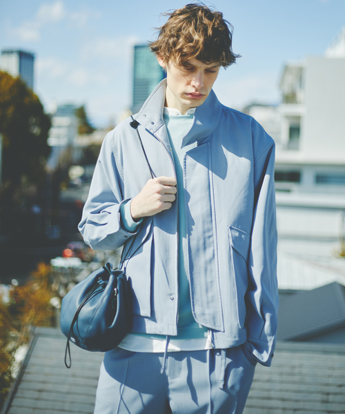 waku(ワク)の「【WAKU】別注 3WAY ドロスト ショルダーバッグ(ショルダーバッグ・メンズ・ブラック/グレー/ネイビー・フリー)」の17枚目の写真