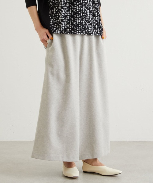 BEARDSLEY（ビアズリー）の「ウエストリブツイード調パンツ（その他パンツ・レディース・ネイビー/グレー・1/0）」の21枚目の写真