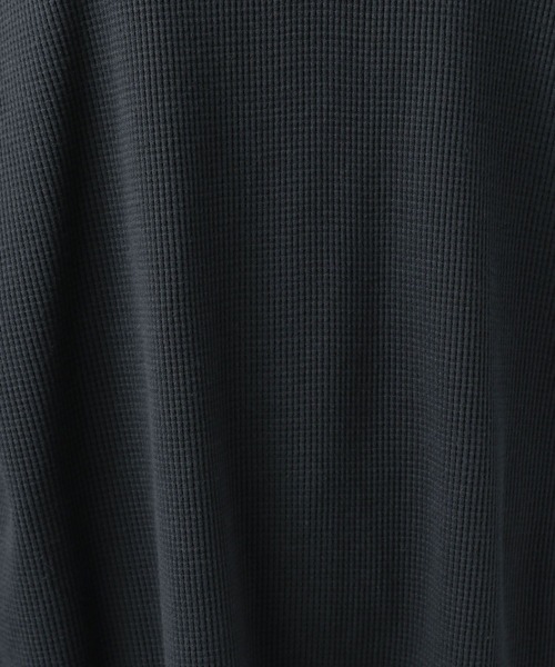 BAYFLOW（ベイフロー）の「ワッフルBIGプルオーバー（Tシャツ/カットソー・レディース・ブラック/オフホワイト/カーキ/イエロー/ラベンダー・FREE）」の21枚目の写真