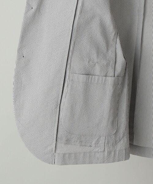 SHIPS（シップス）の「SHIPS:＜セットアップ対応＞ シアサッカー ジャケット（テーラードジャケット・メンズ・グレー系・SMALL/MEDIUM/LARGE/X-LARGE）」の7枚目の写真