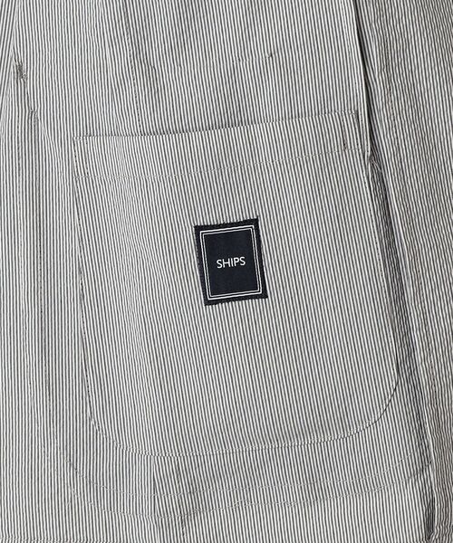 SHIPS（シップス）の「SHIPS:＜セットアップ対応＞ シアサッカー ジャケット（テーラードジャケット・メンズ・グレー系・SMALL/MEDIUM/LARGE/X-LARGE）」の6枚目の写真