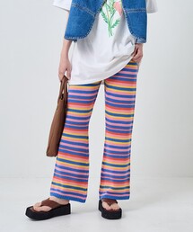 FREAK'S STORE | カラフルボーダーニットパンツ(その他パンツ)