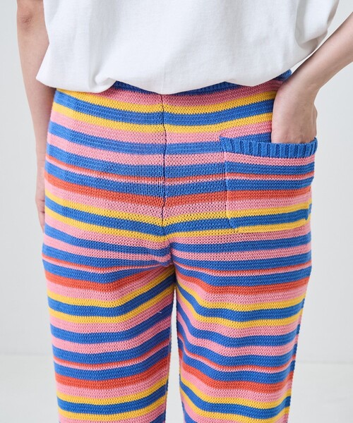 FREAK'S STORE（フリークスストア）の「カラフルボーダーニットパンツ（その他パンツ・レディース・ブルー/グリーン・ﾌﾘ-）」の17枚目の写真