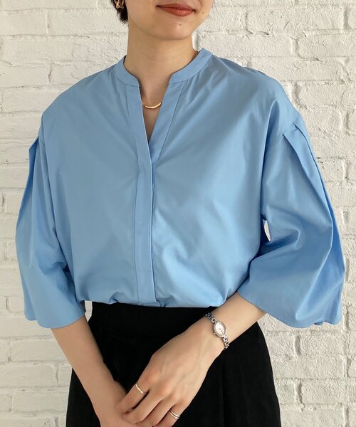 TODAYFUL - 新品 todayful フレアスリーブスキッパーシャツ OPAQUE.CLIP（オペークドットクリップ）の「◇フレアスリーブ