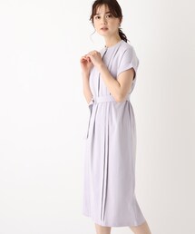 ◆SUPIMAコットンスムースタックワンピース【WEB限定サイズ】