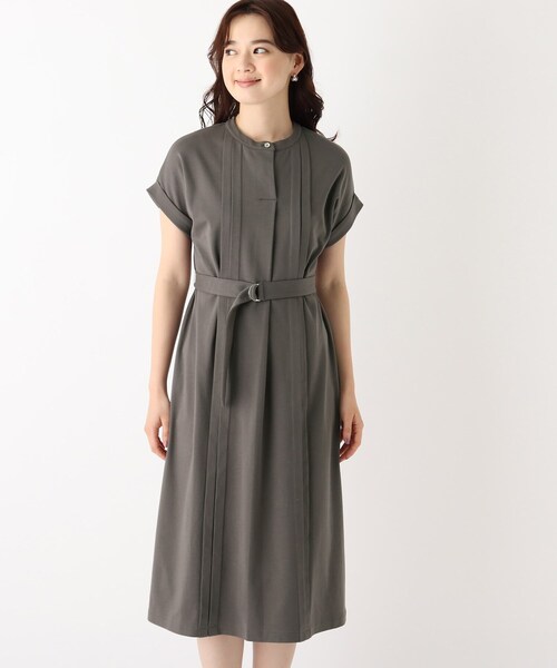 index（インデックス）の「◆SUPIMAコットンスムースタックワンピース【WEB限定サイズ】（ワンピース・レディース・チャコールグレー/ライトグレー/ネイビー/パープル系1・40/38/42/36）」の5枚目の写真