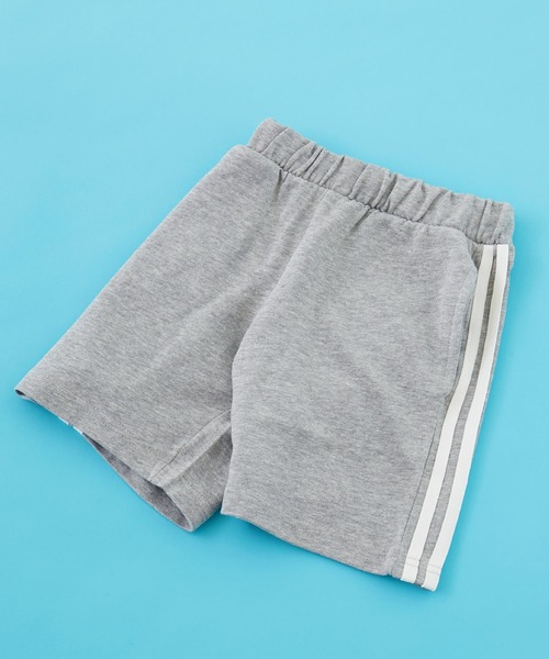 SHISKY（シスキー）の「SHISKY / シスキー 裏毛 リラックス ハーフパンツ キッズ（その他パンツ・キッズ・グリーン系/イエロー系/オレンジ系/ロイヤルブルー/チャコール/ブラック系/イエロー/ブラウン系/ピンク系/ブラック/グリーン/オレンジ/杢グレー/ピンク/モカ/グレー系/ベージュ/ベージュ系/ブルー系/グレー系1・110/130/140/150/160/120）」の6枚目の写真