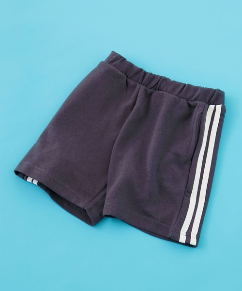 SHISKY（シスキー）の「SHISKY / シスキー 裏毛 リラックス ハーフパンツ キッズ（その他パンツ・キッズ・グリーン系/イエロー系/オレンジ系/ロイヤルブルー/チャコール/ブラック系/イエロー/ブラウン系/ピンク系/ブラック/グリーン/オレンジ/杢グレー/ピンク/モカ/グレー系/ベージュ/ベージュ系/ブルー系/グレー系1・110/130/140/150/160/120）」の7枚目の写真